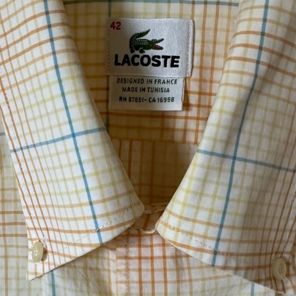 Sale — Lacoste Button Down Shirt, 42